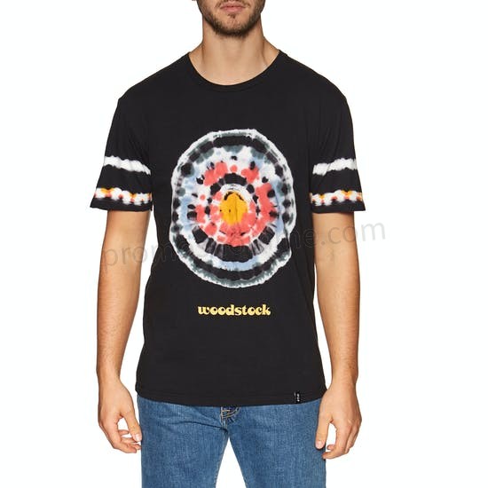 Meilleur Prix Garanti T-Shirt à Manche Courte Huf Woodstock Team Knit - -0