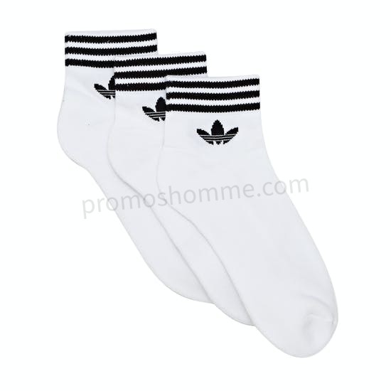 Meilleur Prix Garanti Fashion Socks Adidas Originals Trefoil 3 Pack Ankle - -0