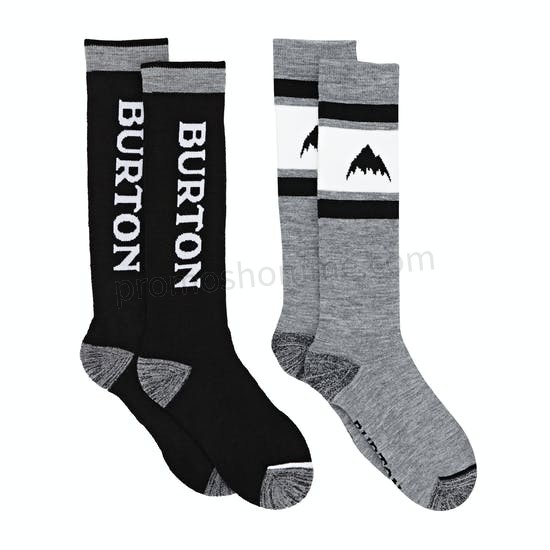 Meilleur Prix Garanti Snow Socks Burton Weekend 2 Pack - -1