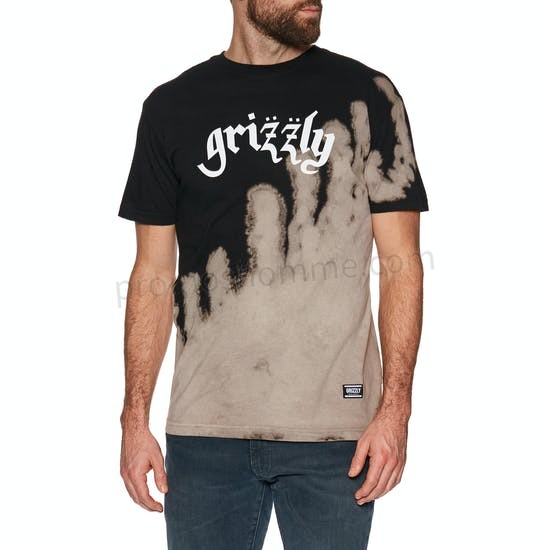Meilleur Prix Garanti T-Shirt à Manche Courte Grizzly Motogrizz - -0