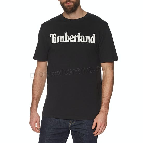 Meilleur Prix Garanti T-Shirt à Manche Courte Timberland Kennebec River Brand Linear - -0