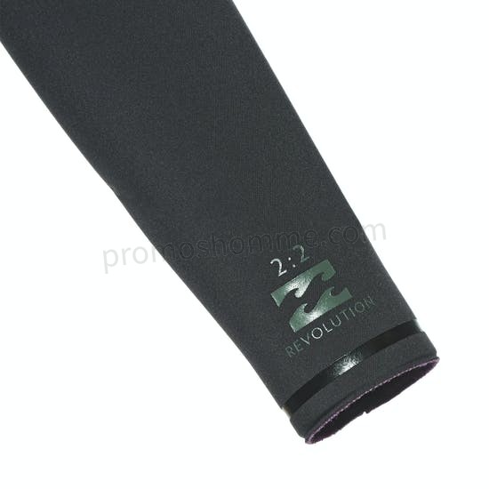 Meilleur Prix Garanti Combinaison de Surf Billabong 2mm Revolution Chest Zip Long Sleeve Shorty - -6