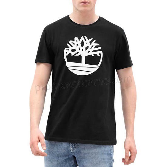 Meilleur Prix Garanti T-Shirt à Manche Courte Timberland Kennebec River Brand Tree - -0