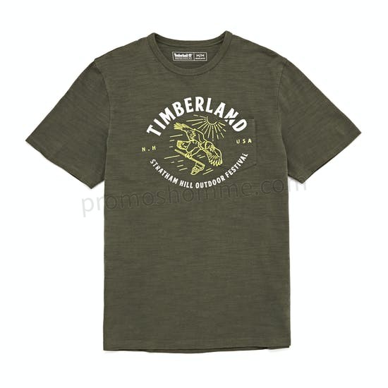 Meilleur Prix Garanti T-Shirt à Manche Courte Timberland Sawyer River Timberland Outdoor Festival - -0