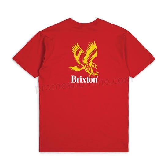 Meilleur Prix Garanti T-Shirt à Manche Courte Brixton Descent Standard - -0