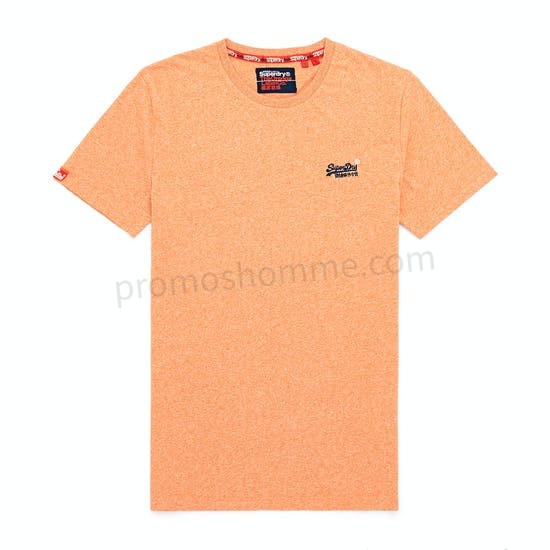 Meilleur Prix Garanti T-Shirt à Manche Courte Superdry Orange Label Vintage Embroidery - -0