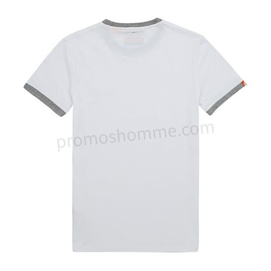 Meilleur Prix Garanti T-Shirt à Manche Courte Superdry Orange Label Ringer - -1