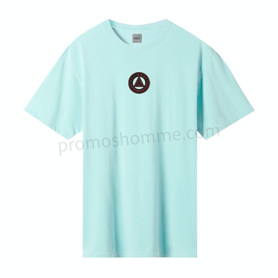 Meilleur Prix Garanti T-Shirt à Manche Courte Huf Color Tech Triple Triangle - -1