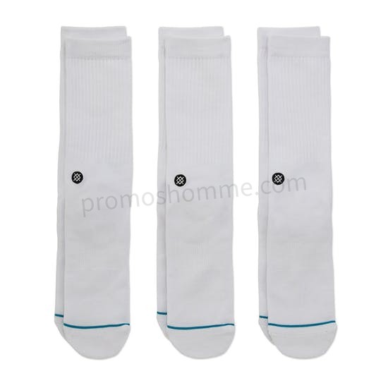 Meilleur Prix Garanti Fashion Socks Stance Icon 3 Pack - -0