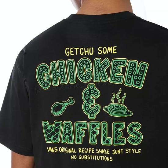Meilleur Prix Garanti T-Shirt à Manche Courte Vans X Shake Junt Chicken & Waffle - -2