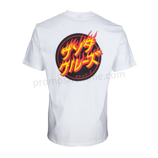 Meilleur Prix Garanti T-Shirt à Manche Courte Santa Cruz Flaming Japanese Dot - -0