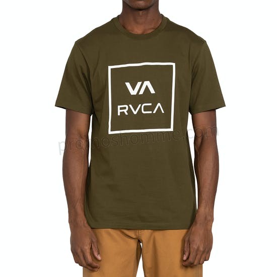 Meilleur Prix Garanti T-Shirt à Manche Courte RVCA Front Va All The Way - -0