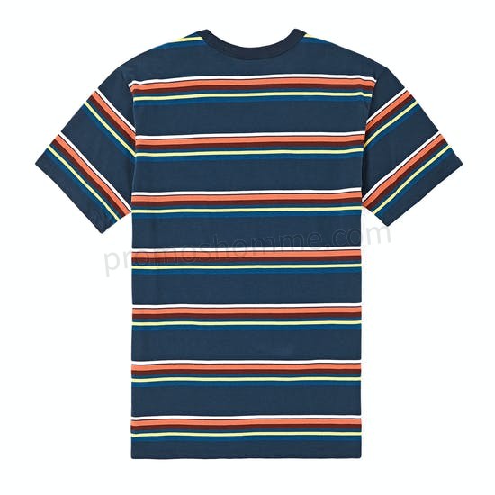 Meilleur Prix Garanti T-Shirt à Manche Courte Hurley Dri-fit Harvey Stripe Patch - -1
