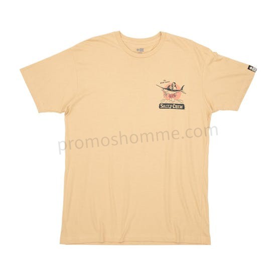 Meilleur Prix Garanti T-Shirt à Manche Courte Salty Crew Beachcomber Premium - -1