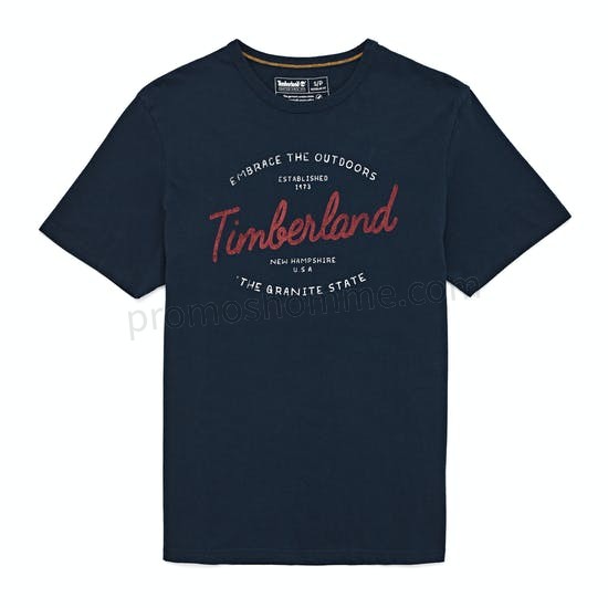 Meilleur Prix Garanti T-Shirt à Manche Courte Timberland Kennebec Seasonal Linear Graphic - -0