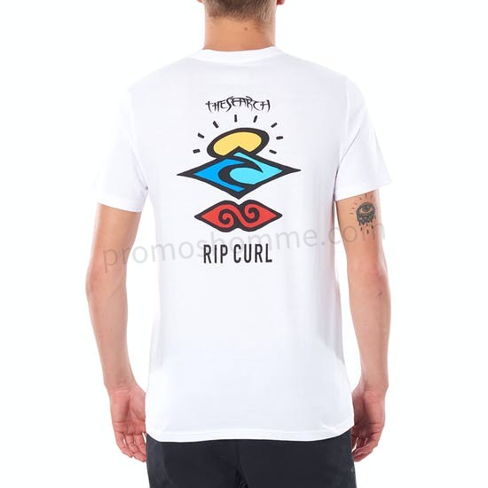 Meilleur Prix Garanti T-Shirt à Manche Courte Rip Curl Search Logo - -1