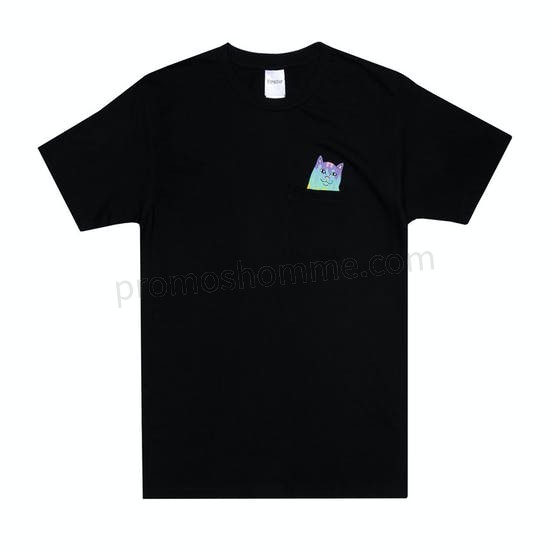 Meilleur Prix Garanti T-Shirt à Manche Courte Rip N Dip Rainbow Nerm Pocket - -0