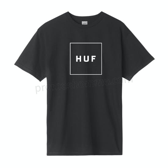 Meilleur Prix Garanti T-Shirt à Manche Courte Huf Essentials Box Logo - -0