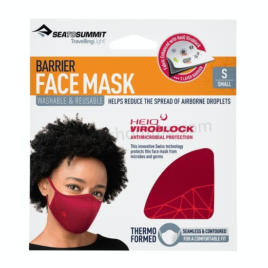 Meilleur Prix Garanti Face Mask Sea To Summit Barrier With Heiq Viroblock - -5