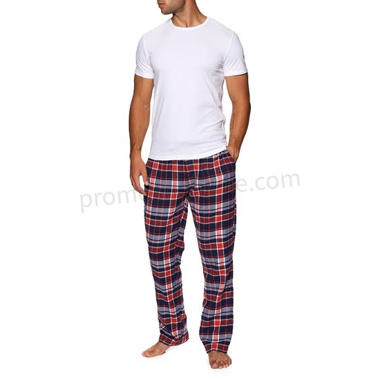 Meilleur Prix Garanti Pyjamas Superdry Laundry Tee And Flannel Pant Set - -0