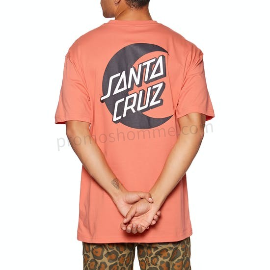 Meilleur Prix Garanti T-Shirt à Manche Courte Santa Cruz Moon Dot Mono T-shirt - -0