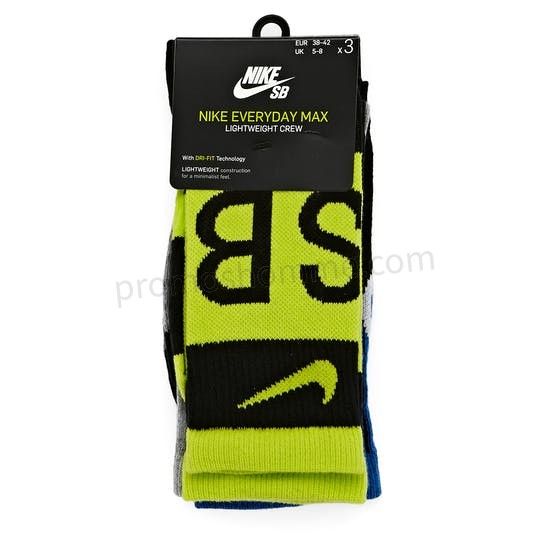 Meilleur Prix Garanti Fashion Socks Nike SB Everyday Max Lightweight 3 Pack Crew (y2k) - -2