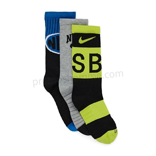 Meilleur Prix Garanti Fashion Socks Nike SB Everyday Max Lightweight 3 Pack Crew (y2k) - -0