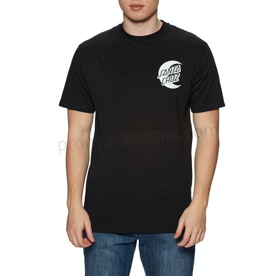 Meilleur Prix Garanti T-Shirt à Manche Courte Santa Cruz Moon Dot Mono T-shirt - -1