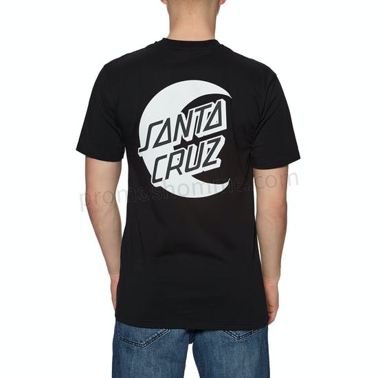 Meilleur Prix Garanti T-Shirt à Manche Courte Santa Cruz Moon Dot Mono T-shirt - -0