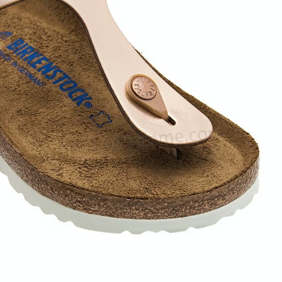 Meilleur Prix Garanti Sandales Birkenstock Gizeh Natural Leather Soft Footbed - -5