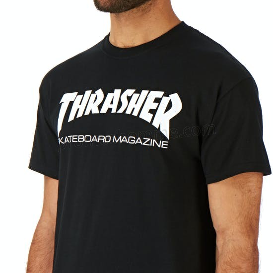 Meilleur Prix Garanti T-Shirt à Manche Courte Thrasher Skate Mag - -2