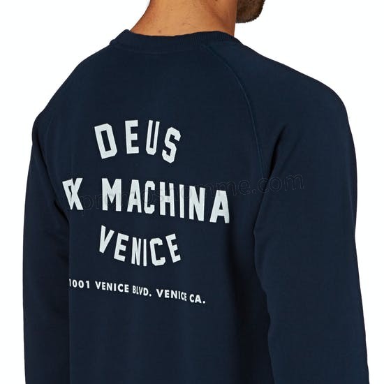Meilleur Prix Garanti Sweat Deus Ex Machina Venice Address Crew - -3