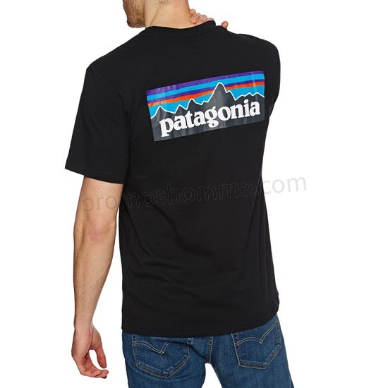 Meilleur Prix Garanti T-Shirt à Manche Courte Patagonia P-6 Logo Responsibilitee - -0