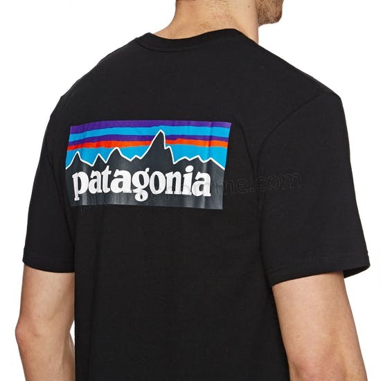 Meilleur Prix Garanti T-Shirt à Manche Courte Patagonia P-6 Logo Responsibilitee - -1