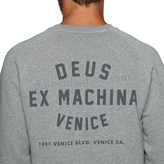 Meilleur Prix Garanti Sweat Deus Ex Machina Venice Address Crew - -1