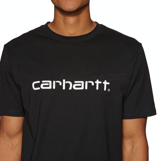 Meilleur Prix Garanti T-Shirt à Manche Courte Carhartt Script - -1