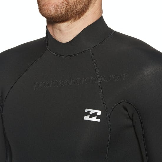 Meilleur Prix Garanti Combinaison de Surf Billabong Absolute 2mm Back Zip Long Sleeve Shorty - -2