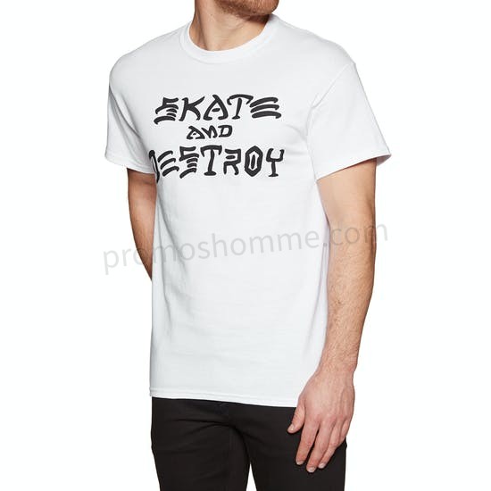 Meilleur Prix Garanti T-Shirt à Manche Courte Thrasher Skate & Destroy - -0