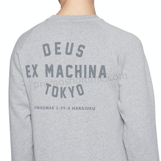 Meilleur Prix Garanti Sweat Deus Ex Machina Tokyo Address Crew - -1