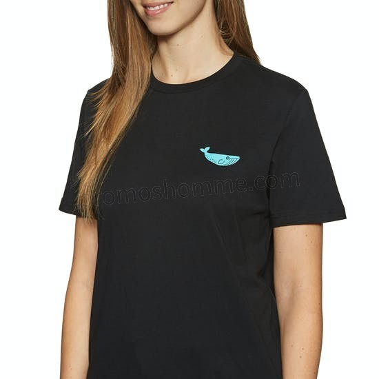 Meilleur Prix Garanti T-Shirt à Manche Courte 2 Minute Beach Clean Organic Small Whale Logo - -5