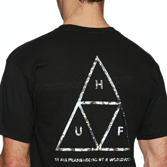 Meilleur Prix Garanti T-Shirt à Manche Courte Huf Hologram - -2