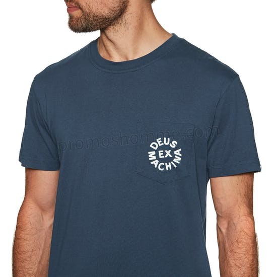 Meilleur Prix Garanti T-Shirt à Manche Courte Deus Ex Machina Deus Logo - -1