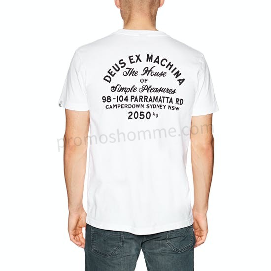 Meilleur Prix Garanti T-Shirt à Manche Courte Deus Ex Machina Camperdown Address - Meilleur Prix Garanti T-Shirt à Manche Courte Deus Ex Machina Camperdown Address