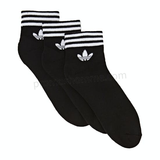 Meilleur Prix Garanti Fashion Socks Adidas Originals Trefoil 3 Pack Ankle - Meilleur Prix Garanti Fashion Socks Adidas Originals Trefoil 3 Pack Ankle