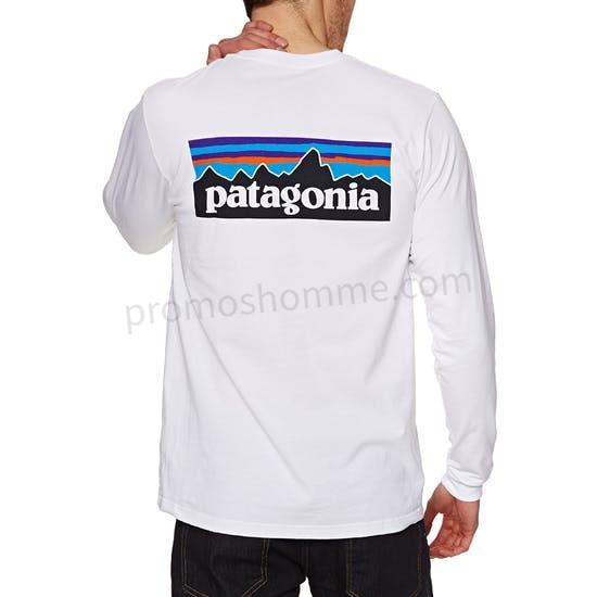 Meilleur Prix Garanti T-Shirt à Manche Longue Patagonia P6 Logo Responsibilitee - Meilleur Prix Garanti T-Shirt à Manche Longue Patagonia P6 Logo Responsibilitee