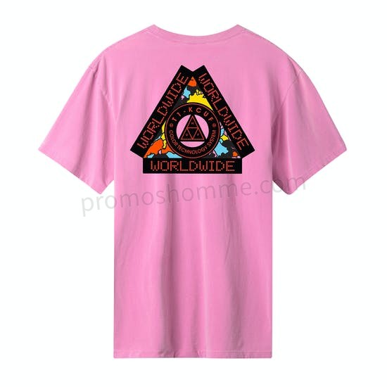 Meilleur Prix Garanti T-Shirt à Manche Courte Huf Color Tech Triple Triangle - Meilleur Prix Garanti T-Shirt à Manche Courte Huf Color Tech Triple Triangle