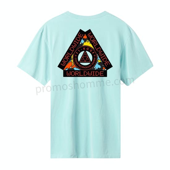 Meilleur Prix Garanti T-Shirt à Manche Courte Huf Color Tech Triple Triangle - Meilleur Prix Garanti T-Shirt à Manche Courte Huf Color Tech Triple Triangle