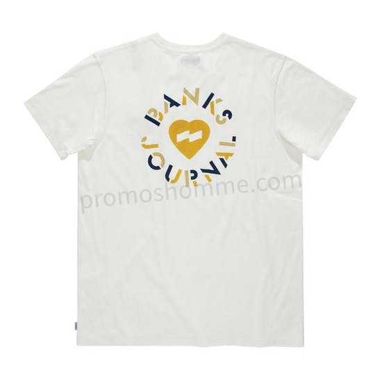 Meilleur Prix Garanti T-Shirt à Manche Courte Banks Heart Circles - Meilleur Prix Garanti T-Shirt à Manche Courte Banks Heart Circles