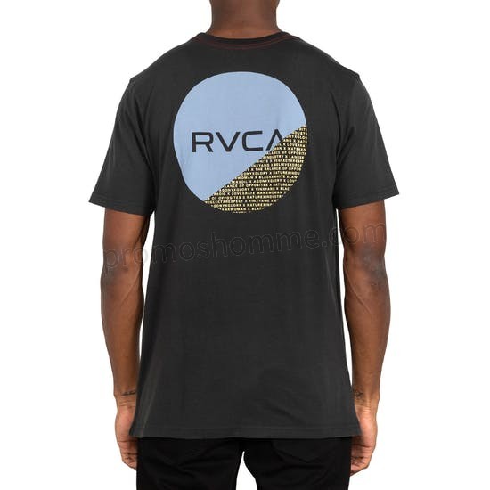 Meilleur Prix Garanti T-Shirt à Manche Courte RVCA Fraction - Meilleur Prix Garanti T-Shirt à Manche Courte RVCA Fraction