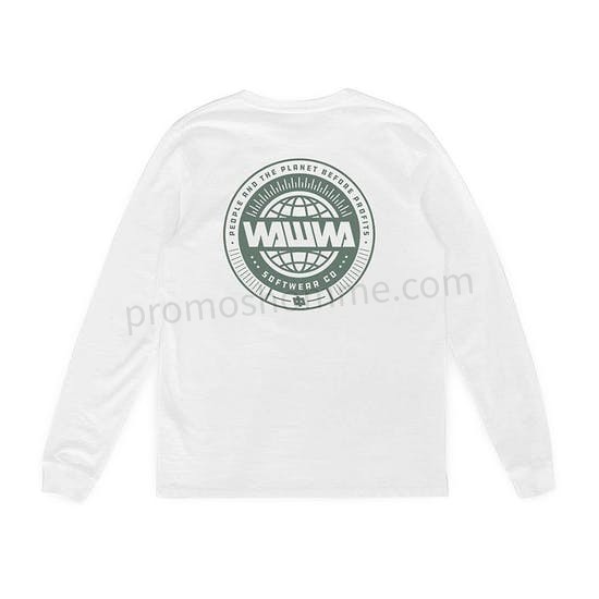 Meilleur Prix Garanti T-Shirt à Manche Longue Wawwa Circle Logo - Meilleur Prix Garanti T-Shirt à Manche Longue Wawwa Circle Logo